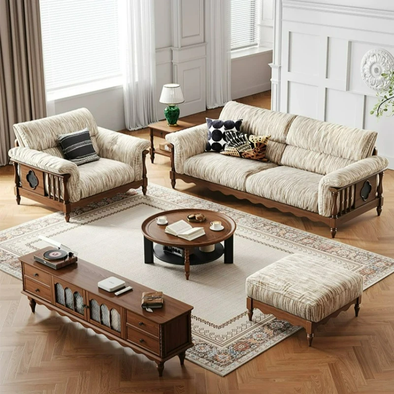Wooden Frame Hotel Sofa Bed Cloud Modern Single Relaxer Sofa 3 Seater Oversized Divani Sottovuoto Compresso Couch Furniture