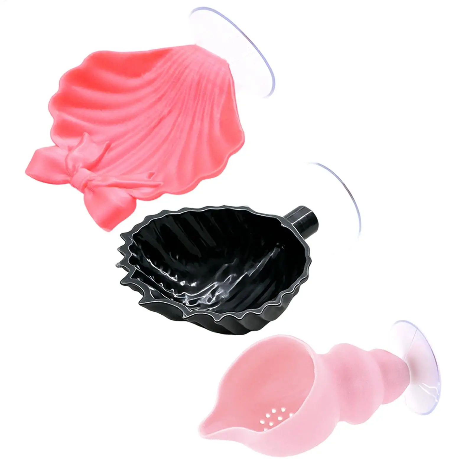 Betta Fish Shell Bed With Suction Cup Shaped Leaf Hammock For Aquarium, Resting Hideout For Betta Shrimp Snails Guppy Tank Decor