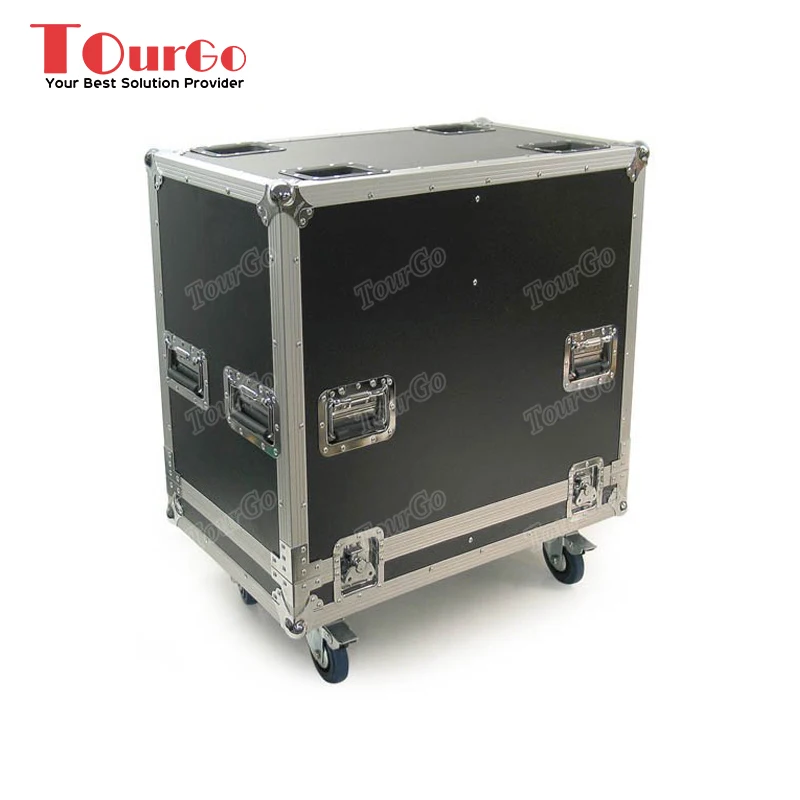 Tourgo Heavy Duty 2 Lid Shock ATA Amplifier Rack Travel Case Suitable for Dual VRX-932LAP Speaker