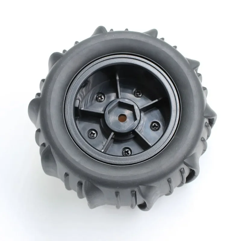 4 Buah Roda Ban Karet Hex 85Mm 12Mm untuk SCY 16101 16102 16103 Pro MJX Hyper Go 14210 16210 1/14 1/16 1/18 RC Monster Truck U