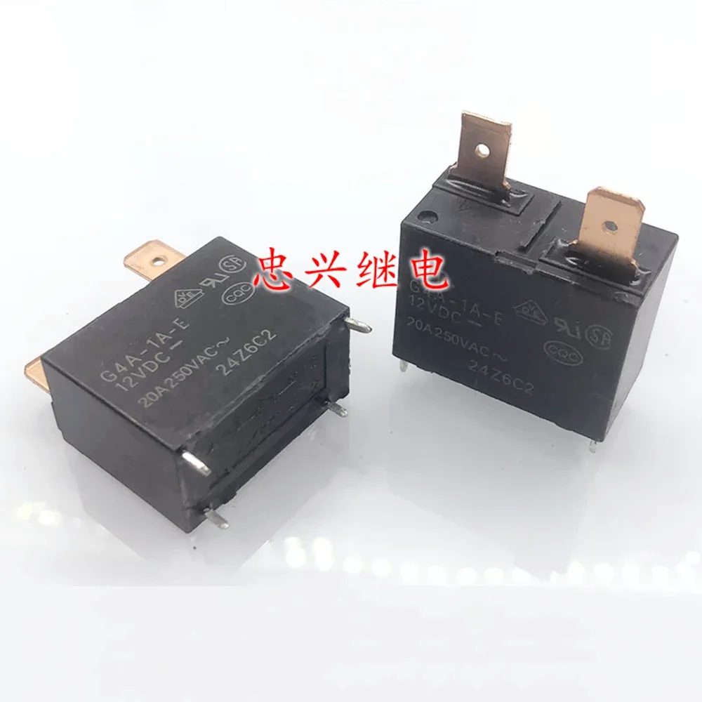 Original New 100% air conditioning water heater relay G4A-1A-E 12VDC normally open 20A DC12V
