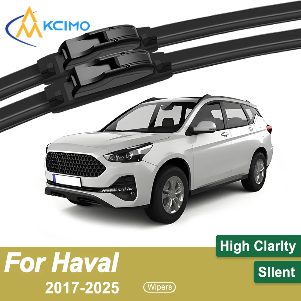 

Premium Rubber Durable Silent Windshield Wiper Blades 2pcs for Haval M6 2017-2025 Front Wiper Blades Set
