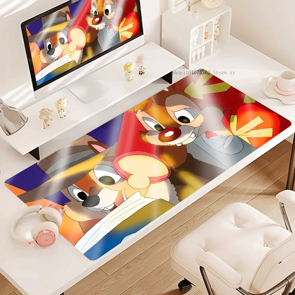 1PC so cute D-Disneys Chips Dales Non-slip Mouse Pad Suitable For Office Computers Laptops E-sports Game Desk Mats XXL Keyboard