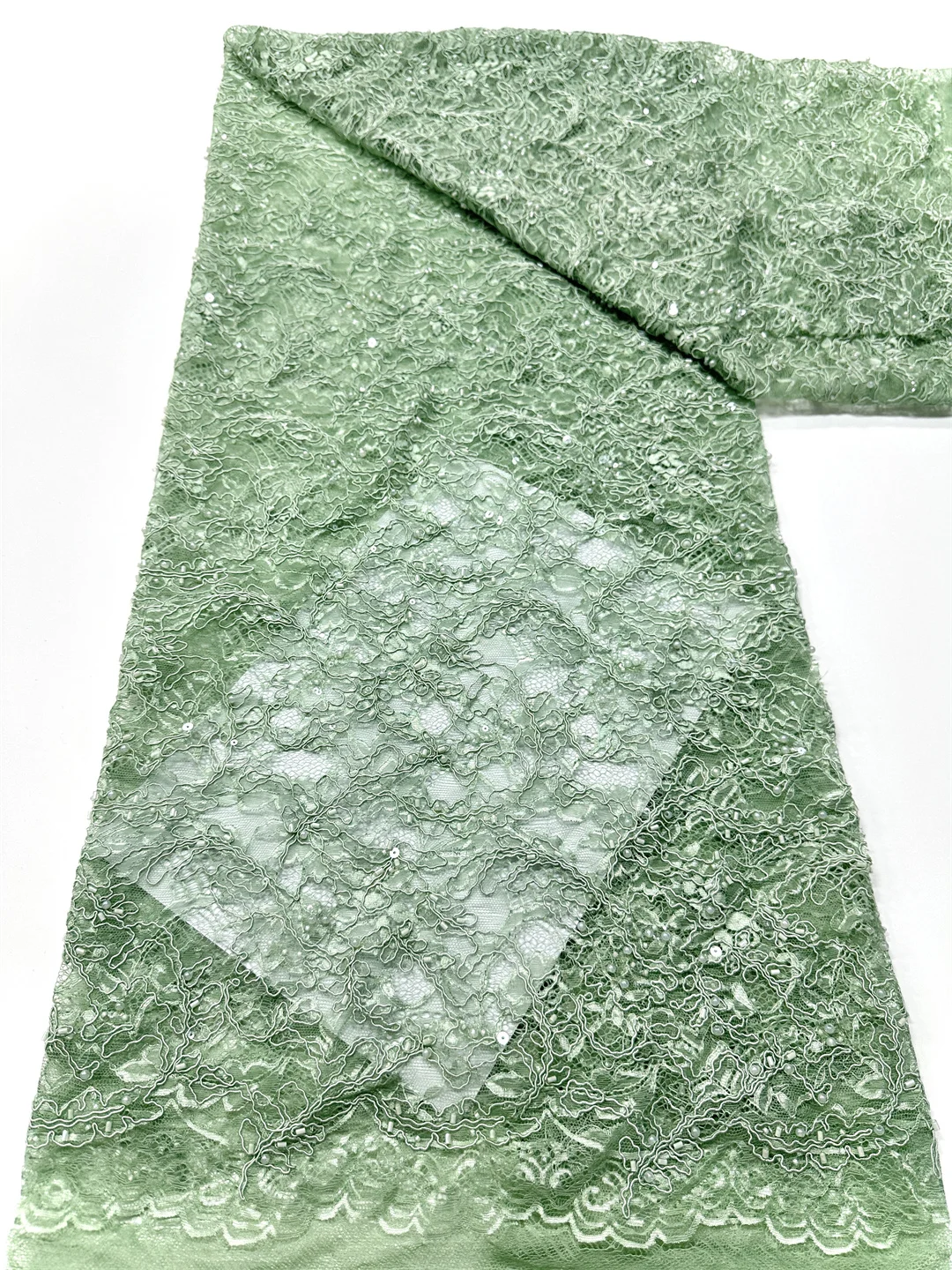 

Кружева с бусинами, африканская 3D кружевная ткань, кружевная ткань с блестками, высокое качество, 2025 г., тюль с блестками, кружево с бусинами, нигерийская для шитья платья