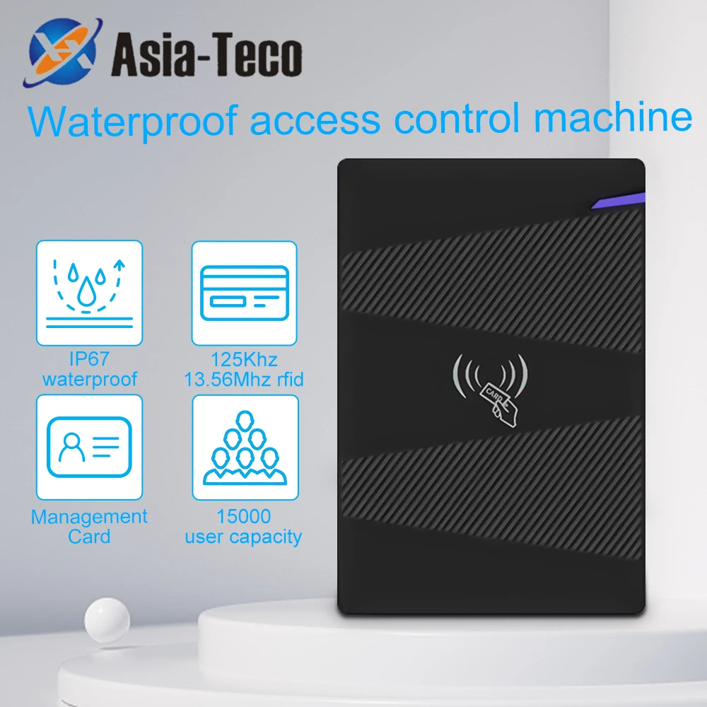 prova d agua rfid proximidade access control system 10000 user management 125khz ip68 a 01