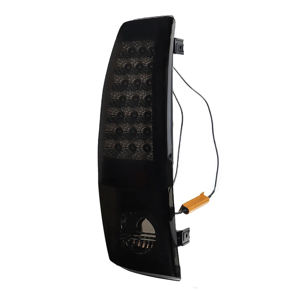 مجموعة مصابيح خلفية للفرامل الخلفية LED لسيارة تشيفي سيلفرادو 1500/2500 HD 1999-2002 3500 جي إم سي سييرا 1999-2003 #4