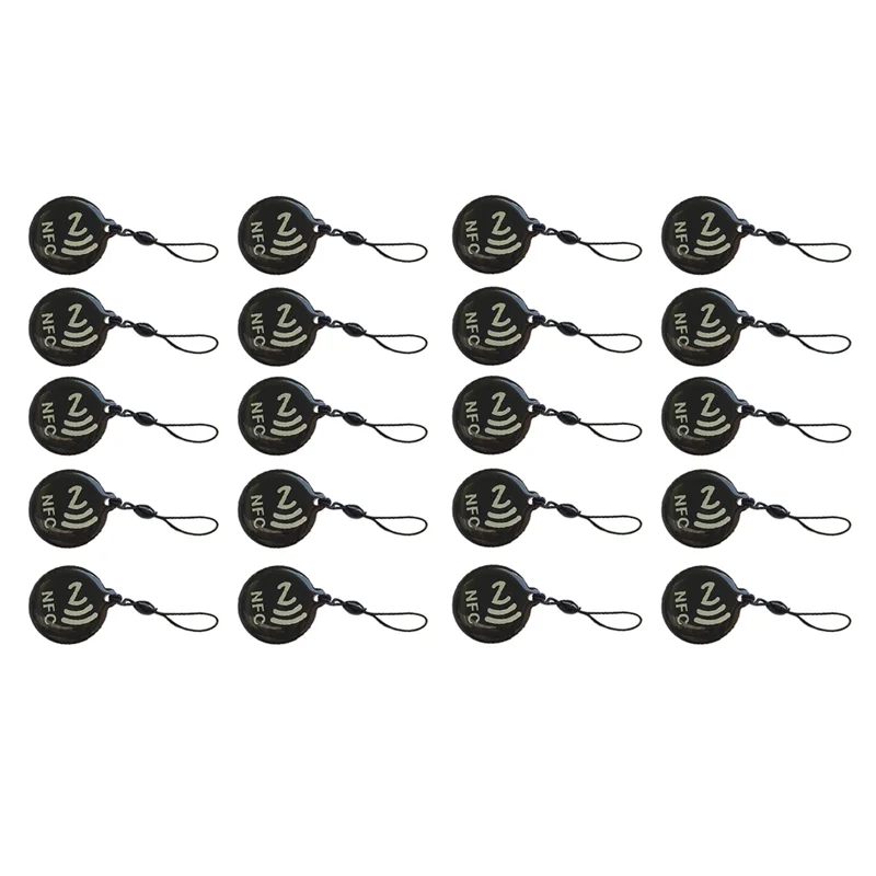 B30C-20Pcs NFC Tags Label Ntag213 13,56 Mhz Smart Card Für Alle NFC-fähigen Telefon Smart Visitenkarte NFC 31,5X28mm A