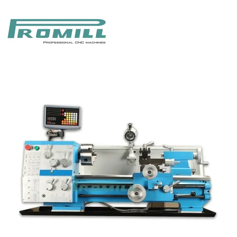 HCY PROMILL CJM360 Worry-free After-sales Digital Horizontal Turning Lathe Mini Bench Machine Metal Working Automatic Control
