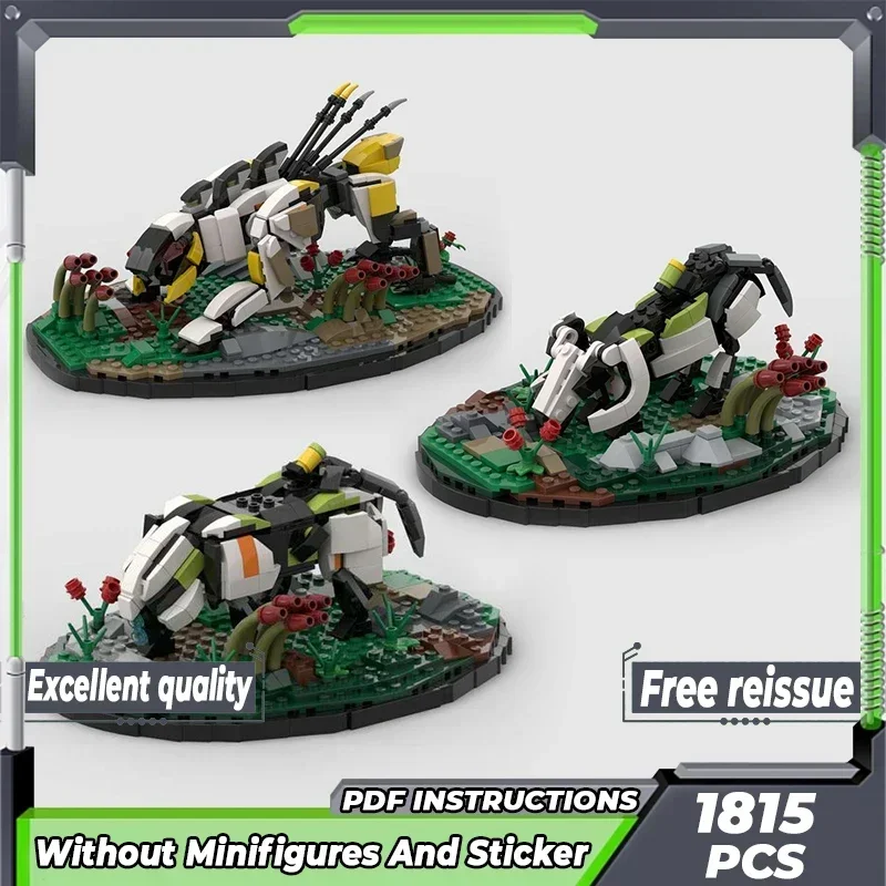 

Популярная игровая модель Moc, строительные кирпичи, Dawn Horror Monster, технология, модульные блоки, подарки, рождественские игрушки, наборы «сделай сам», сборка