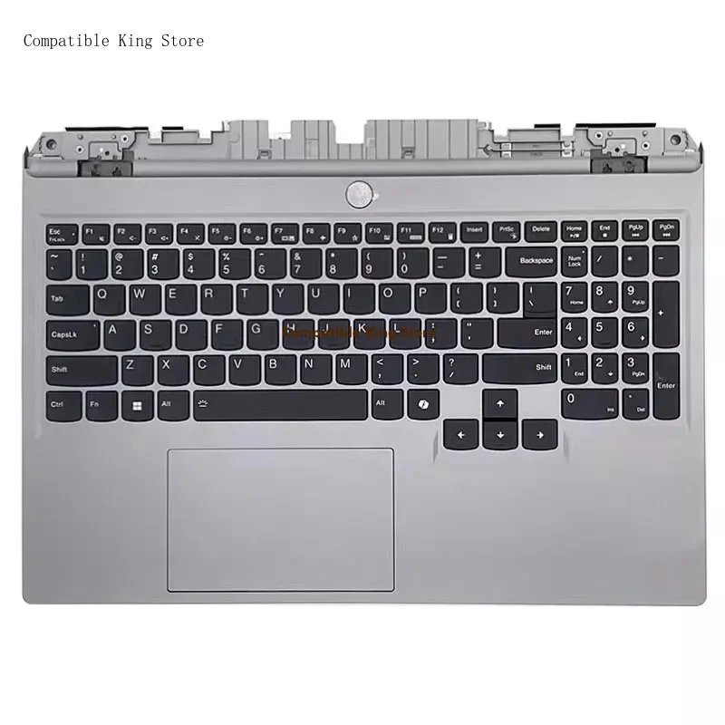 dd Palmrest With US Backlight Backlit Keyboard Touchpad For Lenovo G5000 IRX9 LOQ 15 IAX9 2024 Year Gray Color
