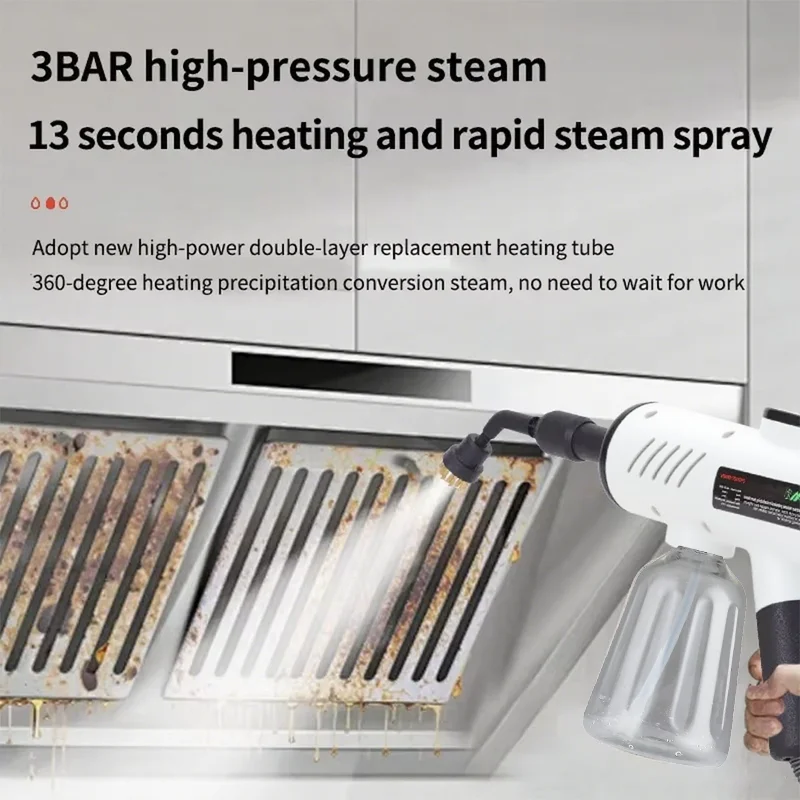 New high-pressure steam cleaning machine Small household air-conditioning kitchen range hood quick-heat cleaning machine
