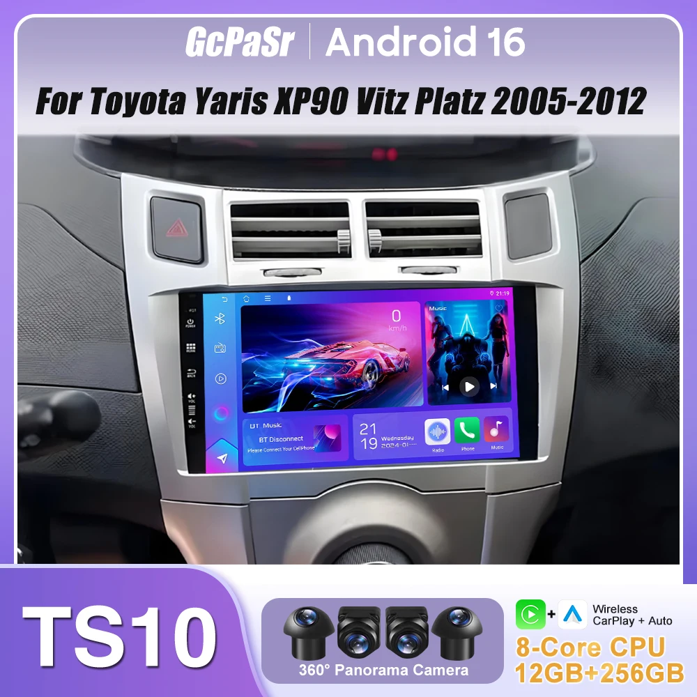 ΠΠ²ΡΠΎΠΌΠ°Π³Π½ΠΈΡΠΎΠ»Π° Π΄Π»Ρ Toyota Yaris XP90 Vitz Platz 2005-2012 Ρ Carplay, Android 16, GPS-Π½Π°Π²ΠΈΠ³Π°ΡΠΈΠ΅ΠΉ, Android Auto, Wi-Fi, Π΄ΠΈΡΠΏΠ»Π΅Π΅ΠΌ, ΡΡΠ΅ΡΠ΅ΠΎ (Π½Π΅ 2DIN) ΠΠ²ΡΠΎΠΌΠ°Π³Π½ΠΈΡΠΎΠ»Π° Π΄Π»Ρ Toyota Yaris XP90 Vitz Platz 2005-2012 Ρ Carplay, Android 16, GPS-Π½Π°Π²ΠΈΠ³Π°ΡΠΈΠ΅ΠΉ, Android Auto, Wi-Fi, Π΄ΠΈΡΠΏΠ»Π΅Π΅ΠΌ, ΡΡΠ΅ΡΠ΅ΠΎ (Π½Π΅ 2DIN)