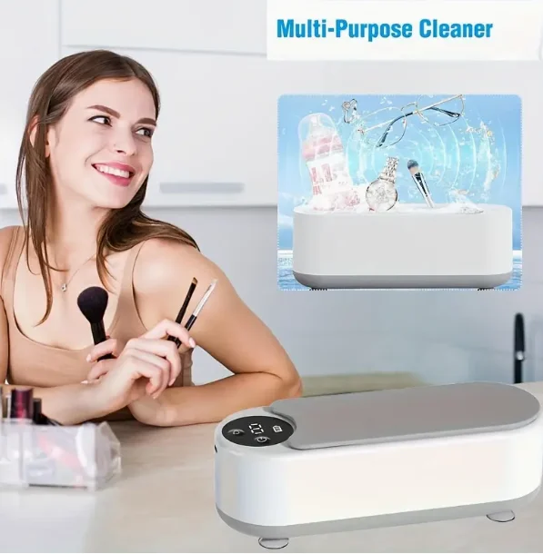 

Smart Glasses & Jewelry Cleaner Machine with Type-C Interface- Portable, Chemical-Free, Dry Cleaning for Eyeglasses, Watches
