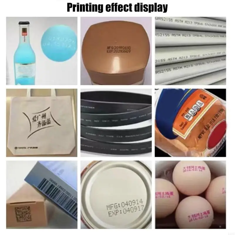 

R58F BT2580P Черный струйный картридж замена для даты, штрих -код, партийная печать на различных поверхностях совместимы с