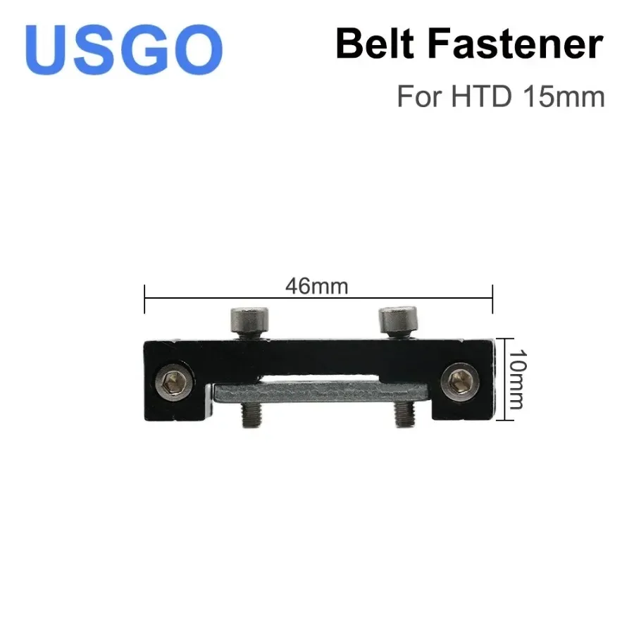 

USGO E-series Belt Fastener For HTD-3M 15mm Open-Ended Timing Belt Transmission For X/Y Axis Hardware Tools Machine Parts