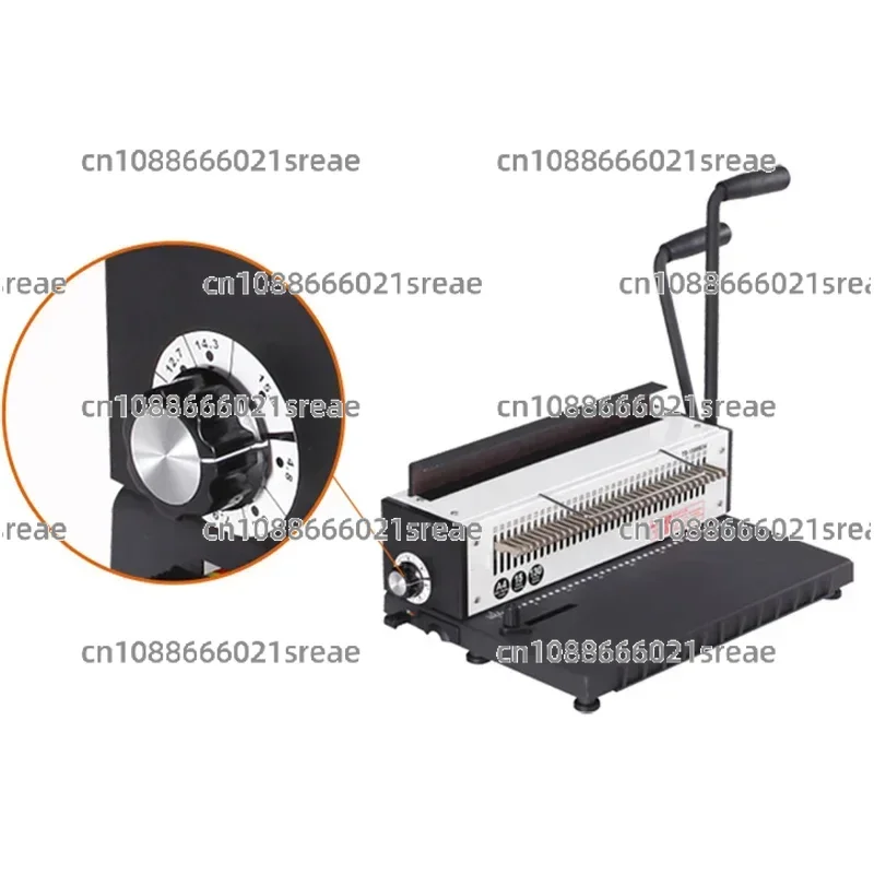 

TD-1500B34 Manual Punching And Binding Machines A3A4 Document Iron Ring Punching Machines Pressing Ring Binding Machine