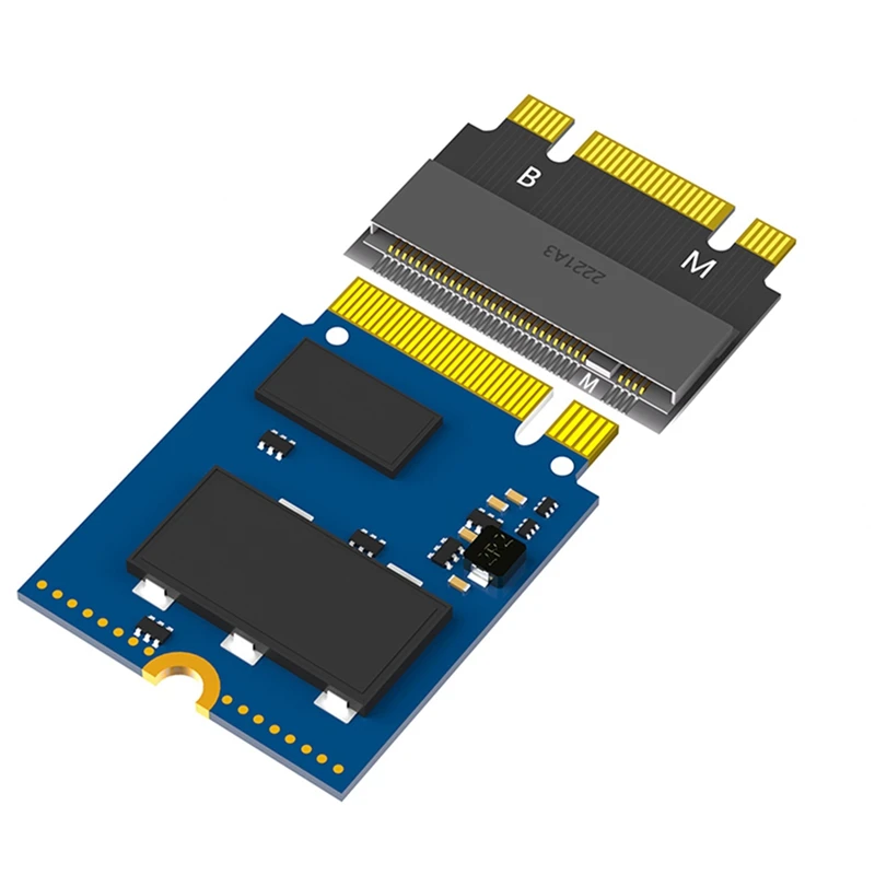 M.2 NVME M-Key B+M 2230 a 2242 Staffe adattatrici di estensione SSD Soild Telaio convertitore per disco rigido per computer desktop