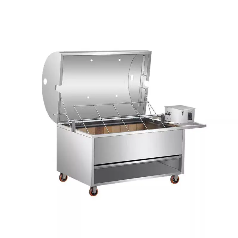 

Smokeless charcoal stove Automatic commercial rack roasting sheep stove Household stove Special for roasting sheep machine