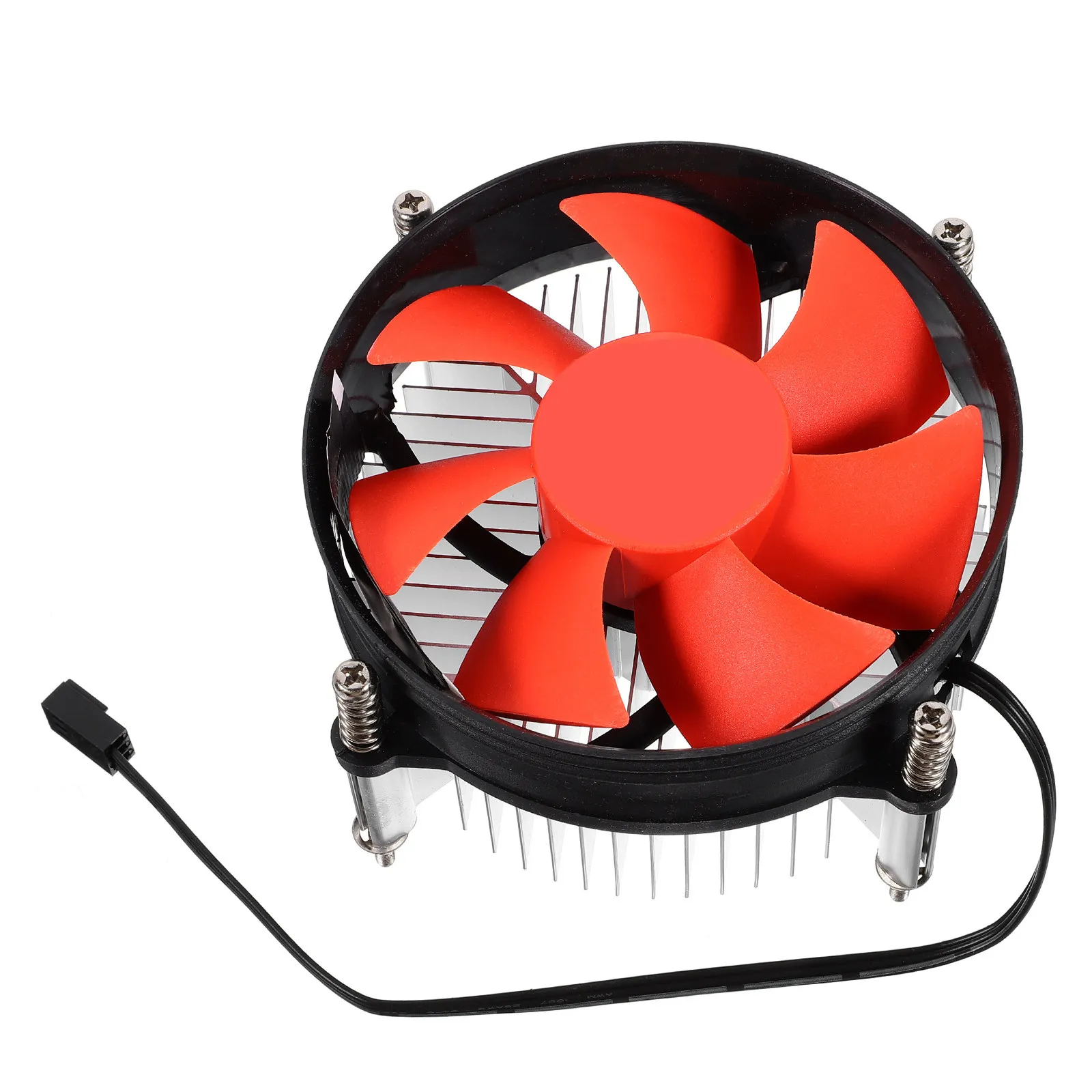 

Replacement 9Cm CPU Cooling Fan Radiator 115X Interface High Quiet CPU Air Cooler Heat Sink Fan Computer Accessories