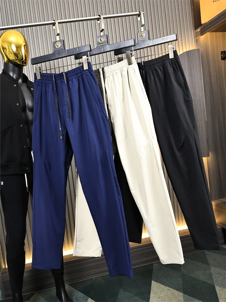 

3D мягкие брюки на заказ, мужские повседневные брюки с эластичной резинкой на талии, водонепроницаемые, однотонные, весна-лето, Faion Urban Sle