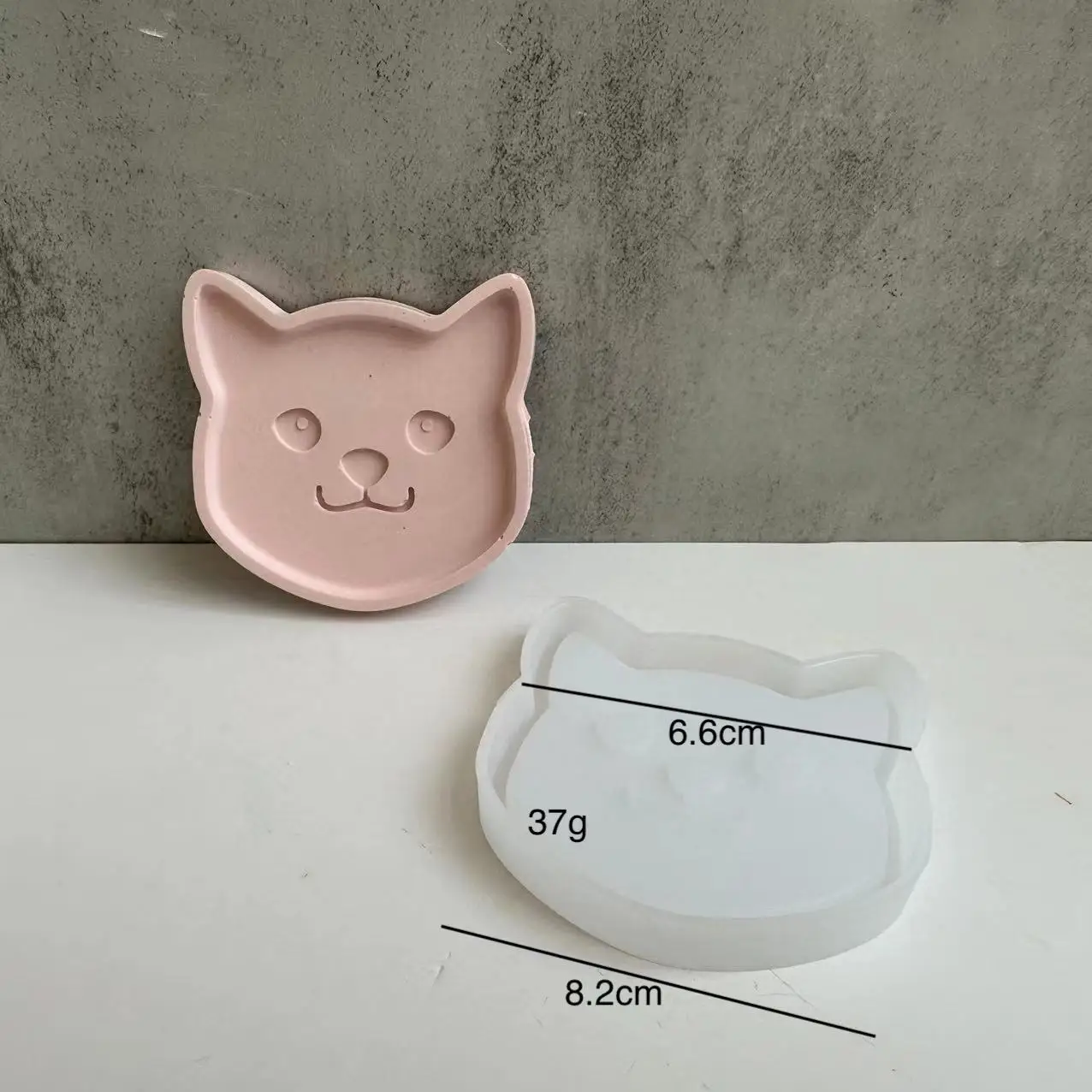 DIY kot kości Pet przechowywania Coaster formy silikonowe taca epoksydowa formy gipsowe forma betonowa DIY glina ceramiczna odlewania... — zdjęcie 4