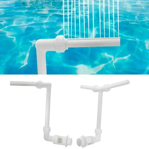 Imagen 2 del producto Kit de fuente de cascada para piscina, fuente de agua de cabeza única/doble, decoración de Spa, accesorios para piscina