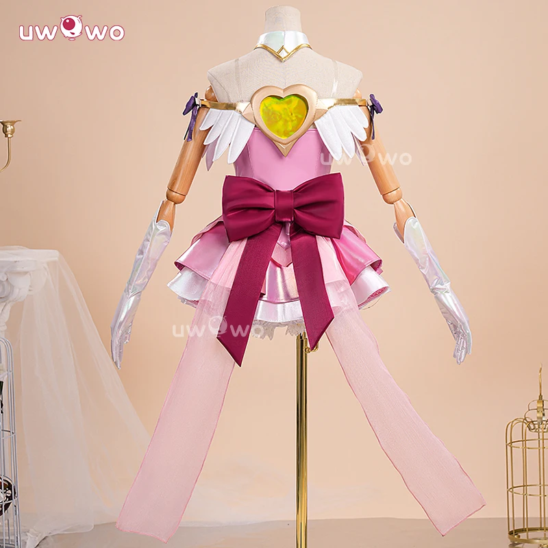 UWOWO Collab Series: Juno Cosplay Game Juno Magical Girls Cosplay disfraz cuero ver. Vestido Cosplay Disfraces de Halloween