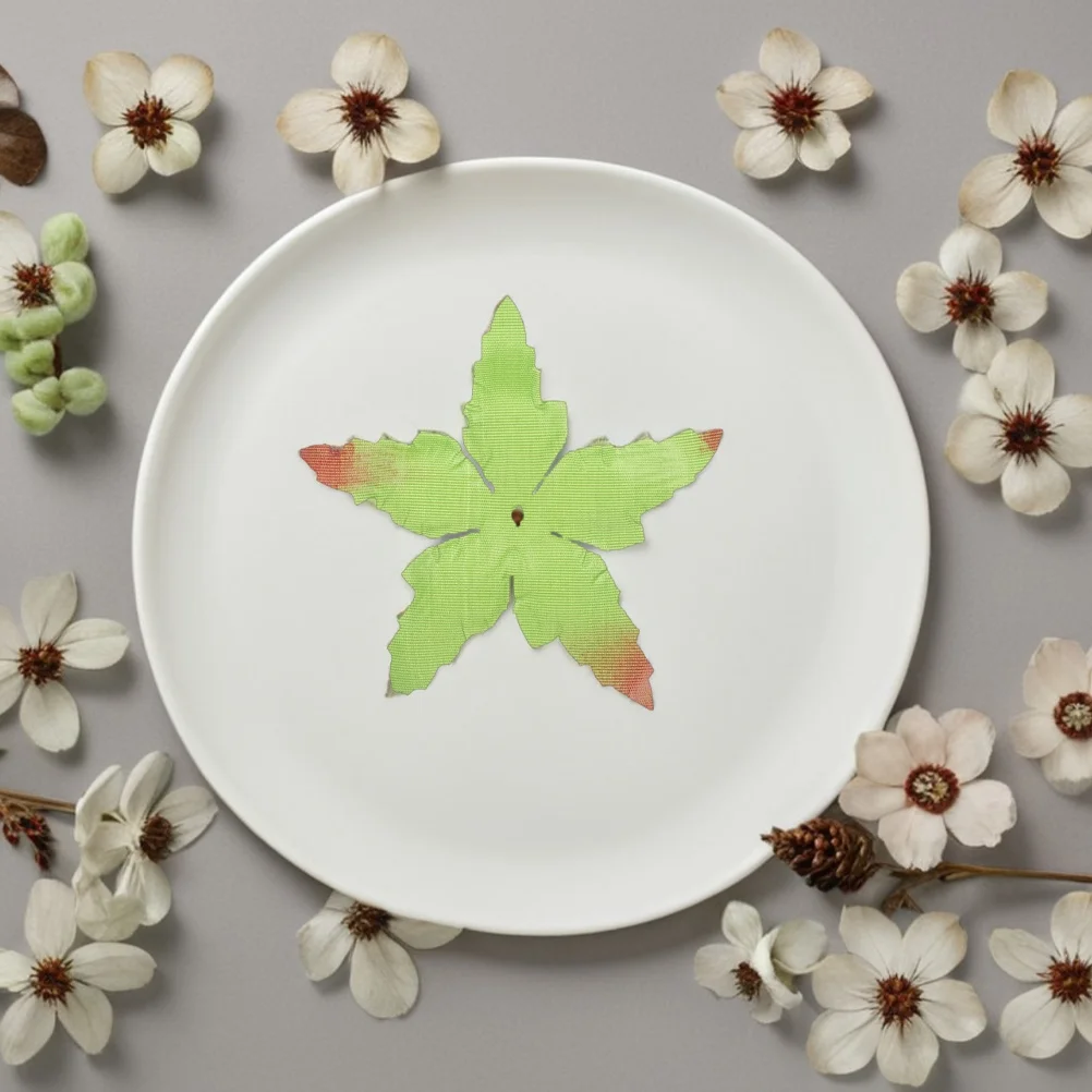 

150Pcs Rose Flower Fabric Calyxes Green Sepals for DIY Wedding Bouquets Floral Arrangements Wreath Making Supplies Artificial