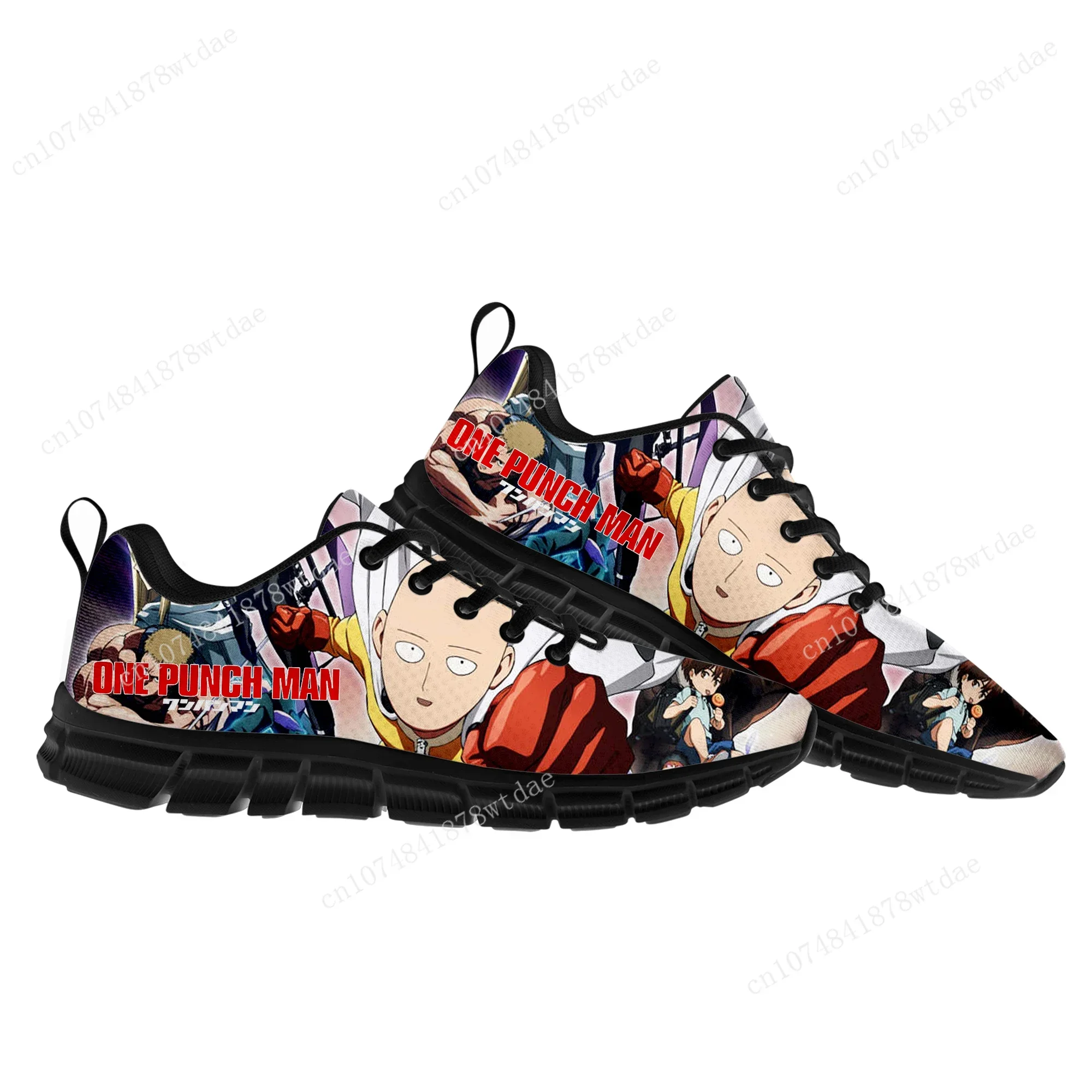 One Punch Man Sports Shoes Mens Womens Teenager Sneakers Saitama High Quality Anime Manga Sneaker Custom Shoe