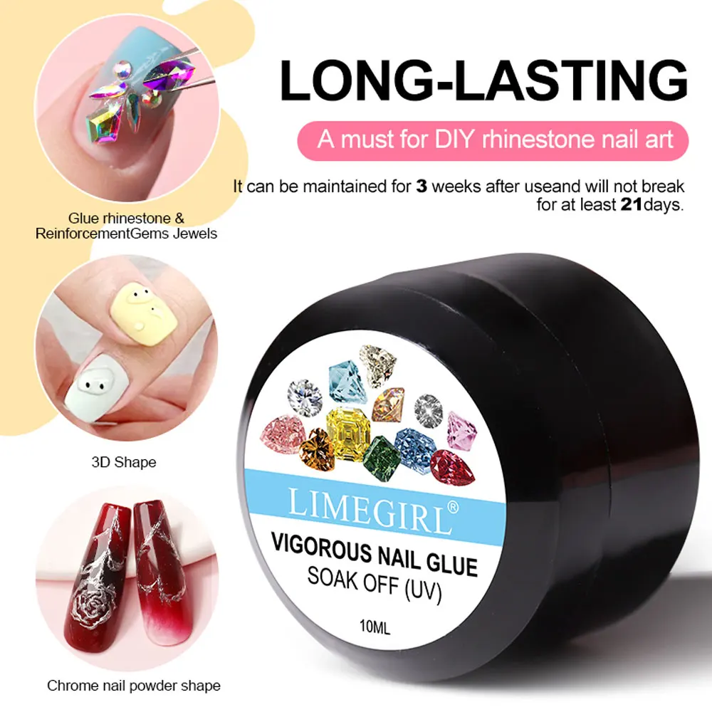 ネイルエクステンションUVジェルセット 15ML クイックビルディングエクステンション カーブジェル ネイルUVランプ付き マニキュアサロン/ホームアートDIY用品ツール