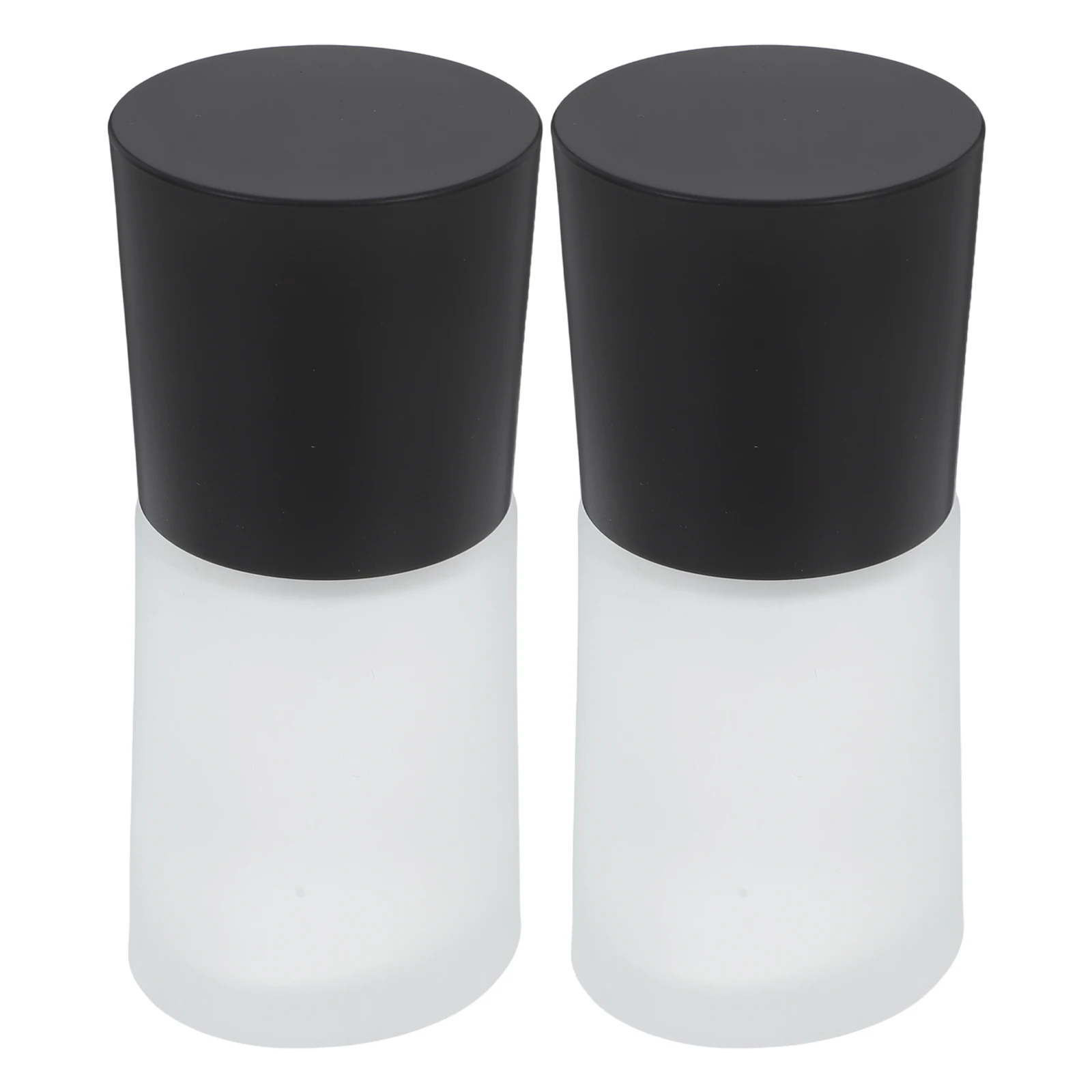 

2Pcs High Class Material Foundation Pump Bottle Compact Lightweight Pressing Type Travel Liquid Dispensing Container