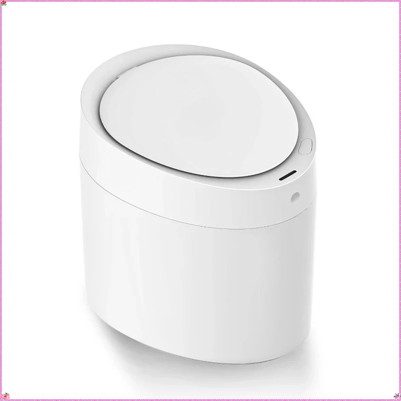 

2.6Gal Auto Sealing Motion Sensor Trash Can - Kitchen Bathroom Smart Self-Changing Garbage Bin