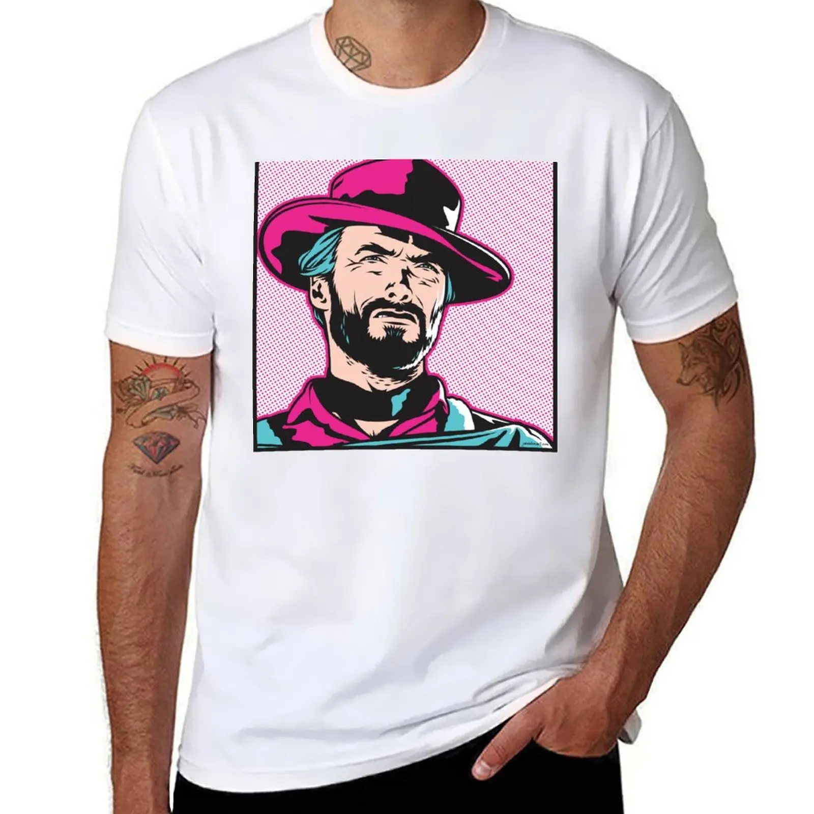 

Clint Eastwood T-Shirt shirts graphic tee plain topping mens fashion