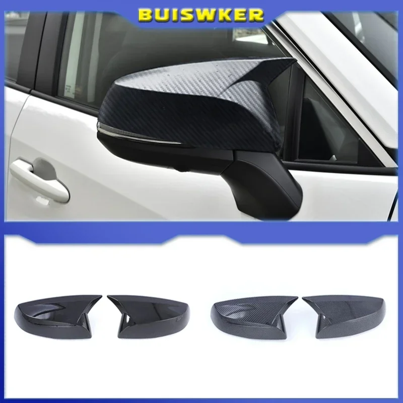 

For Toyota RAV4 RAV 2014-2019 Car Wing Door Side Mirror Cover Lid Exterior Rearview Mirror Cap Shell House