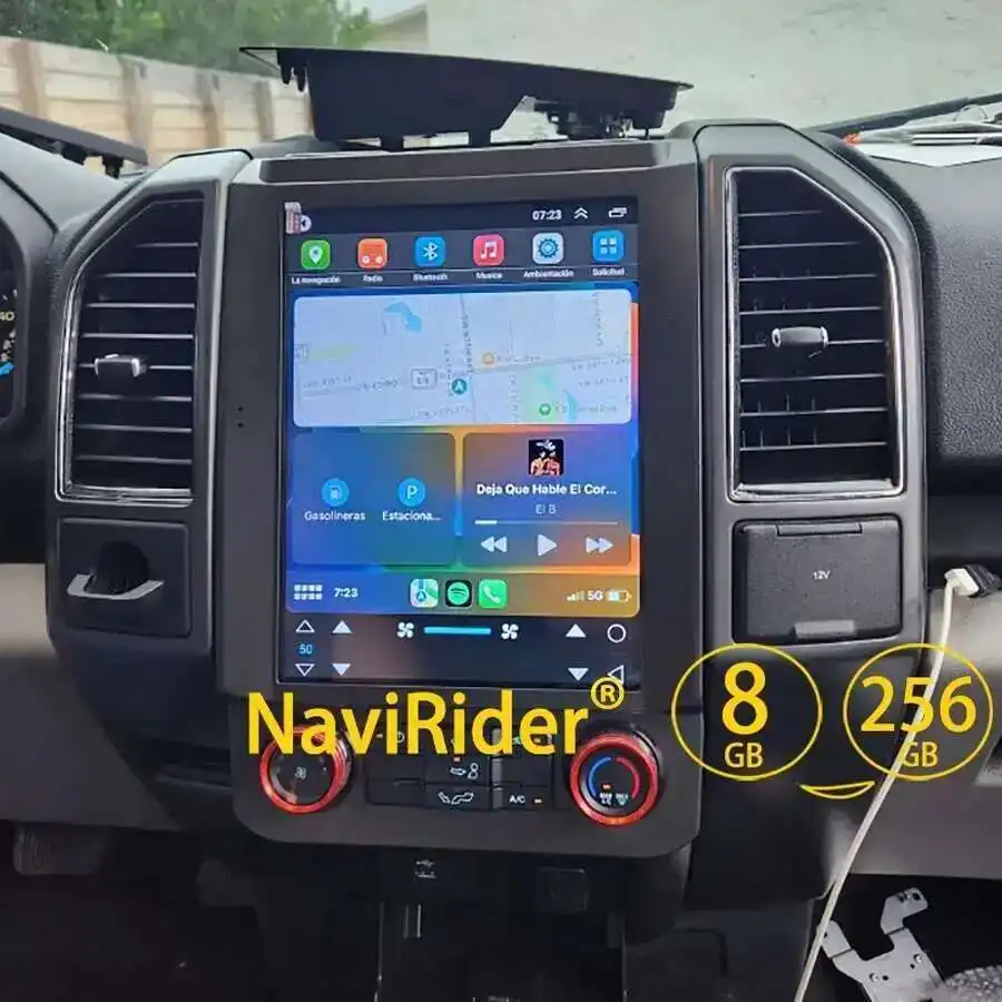 

12,1-дюймовый видеоплеер с сенсорным экраном для Ford F150 2015-2021, автомобильное радио, Android 15, авто GPS-навигация, DVD, мультимедиа, авторадио