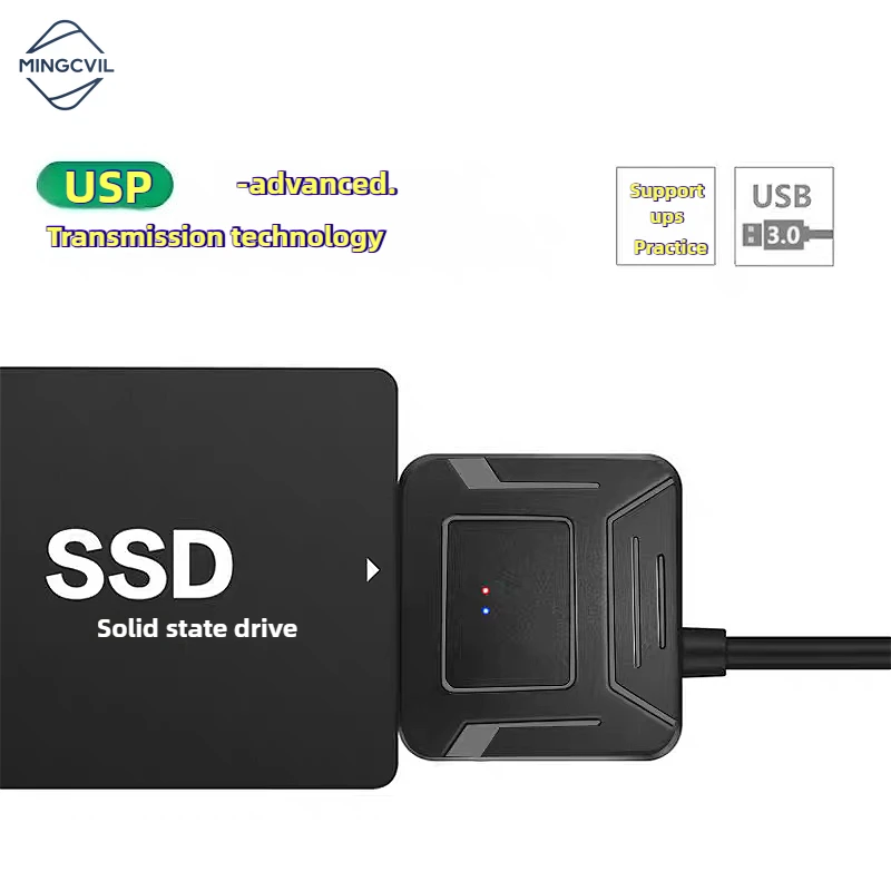 MINGCVIL USB 3.0 إلى Sata محول القرص الصلب محول كابل USB3.0 القرص الصلب محول كابل 2.5 3.5 HDD SSD محول