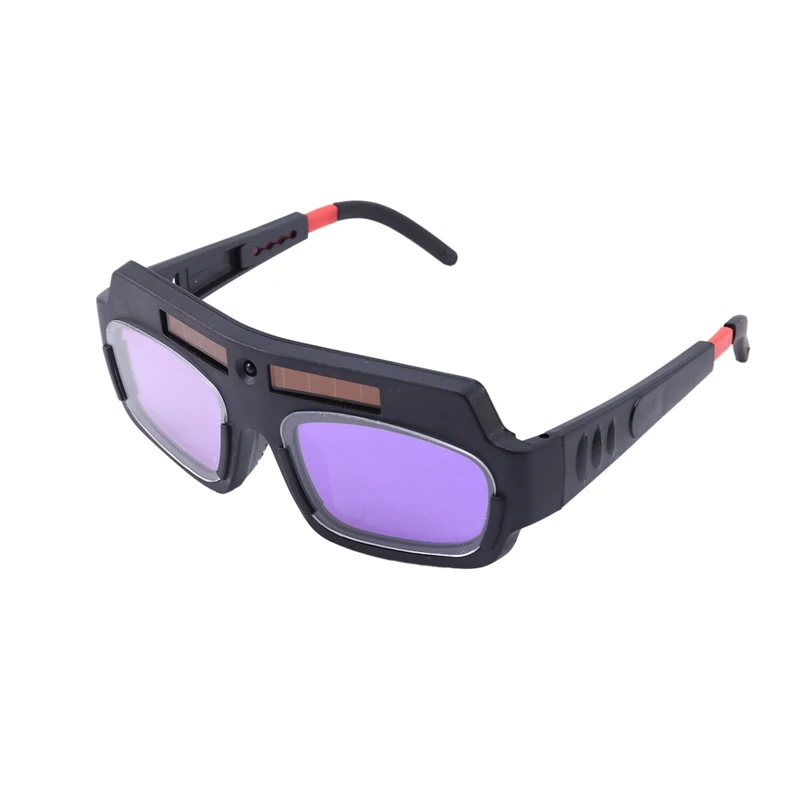 Máscara de Soldadura con energía Solar, máscara de soldadura con oscurecimiento automático, gafas de soldador, lentes de arco antigolpes para protección ocular, 1 ud.