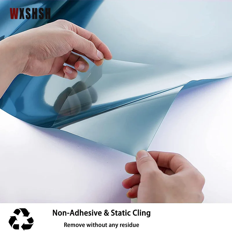 One Way Mirror Window films Daytime Reflective Privacy Protection Heat Insulatio Explosion-Proof Tint-Film Dark Blue