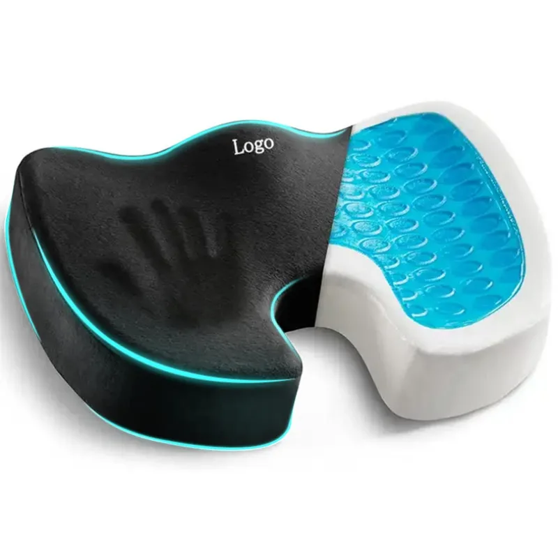 

Gel Enhanced Seat Cushion Pillow Office Chair Pad Coccyx Orthopedic Memory Foam Car Seat Cushion for Tailbone Pain