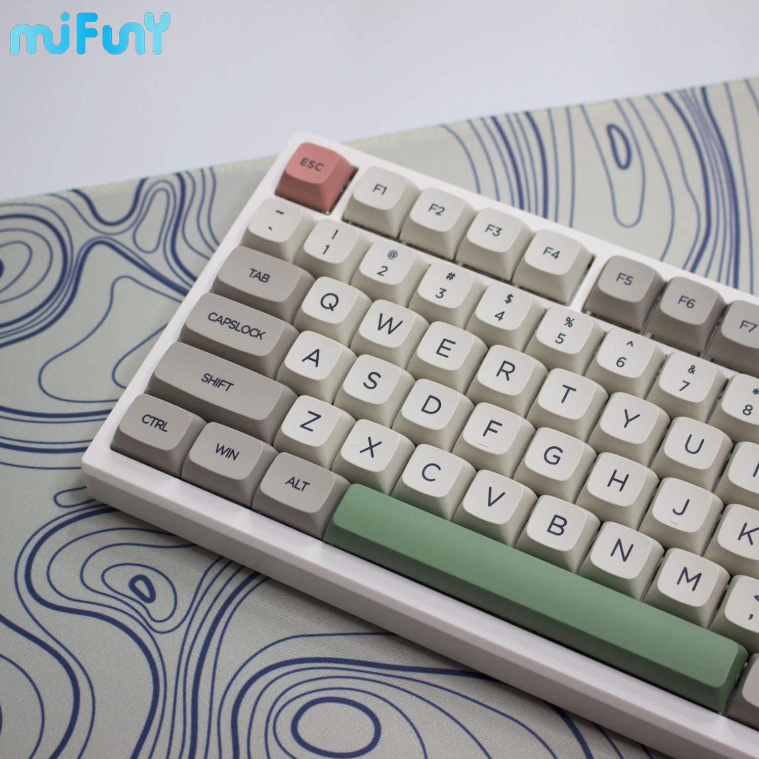 Imagem -02 - Mifuny-gmk 9009 Keycap Retro Perfil Xda Pbt Iso Keycaps Teclado Mecânico Faça Você Mesmo Custom Gaming Acessórios 134 Chaves por Conjunto