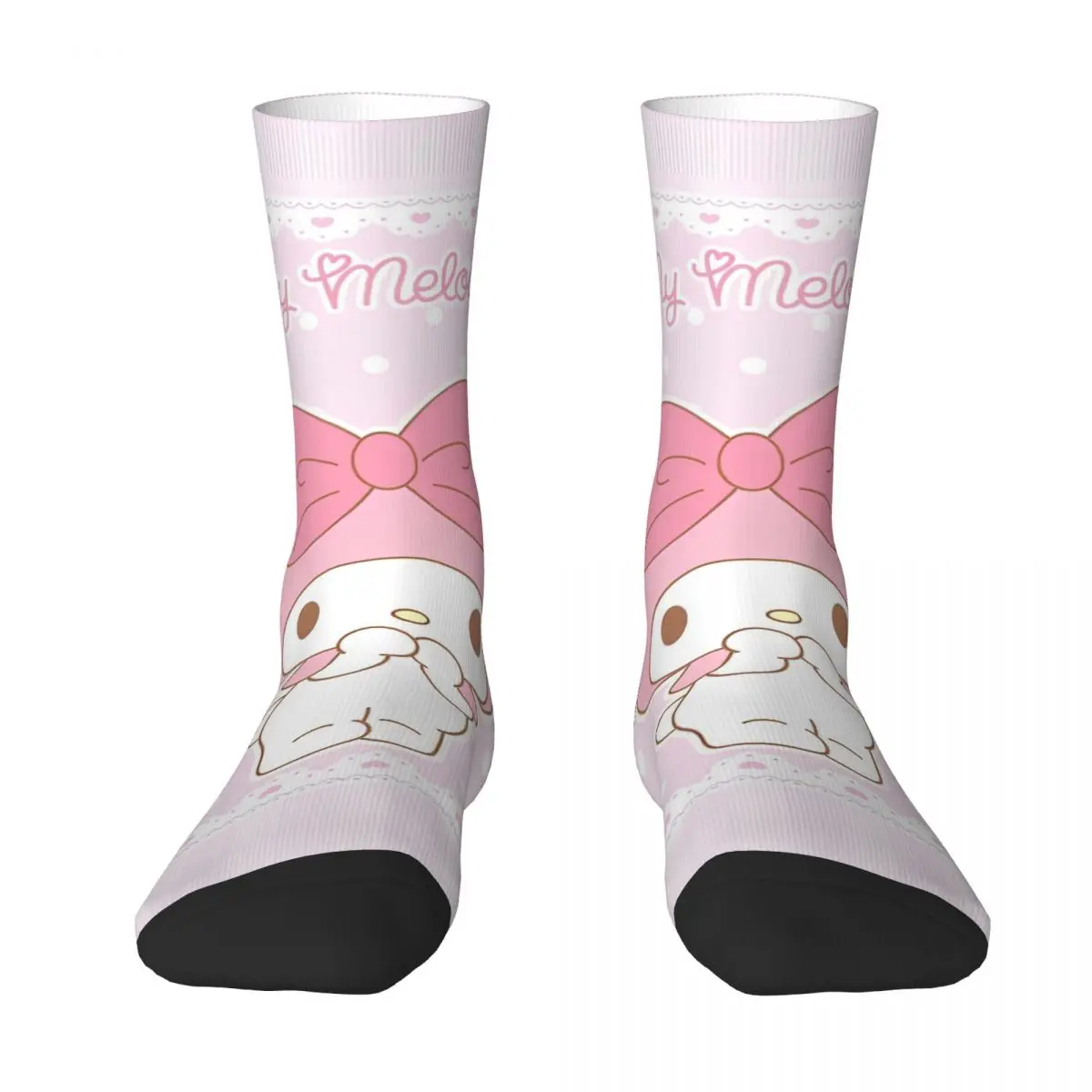 

Autumn Winter Retro Unisex Sanrio Kawaii My Melody Socks Anime Sweat Absorbing Basketball Socks