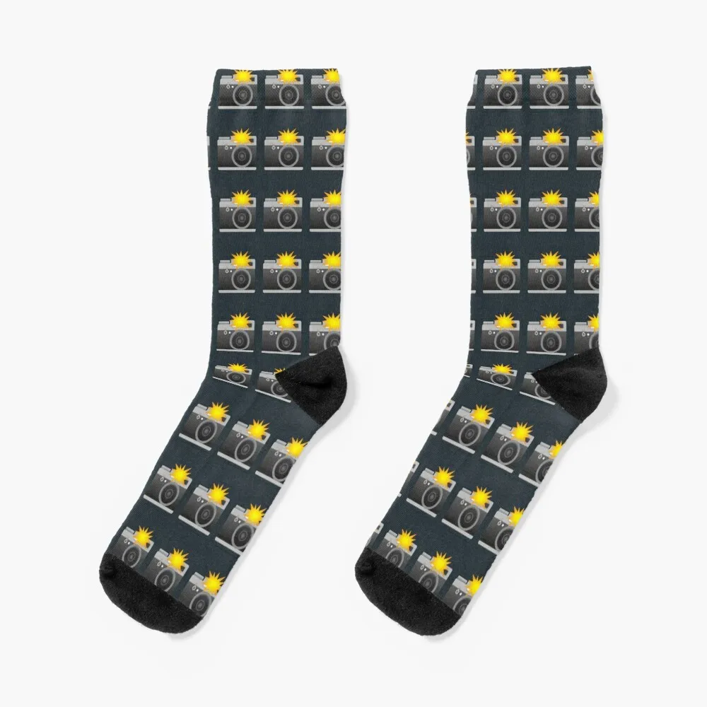 Camera with Flash Gift for photographers Socks designer brand hiking winter Climbing Socks For Girls Men's