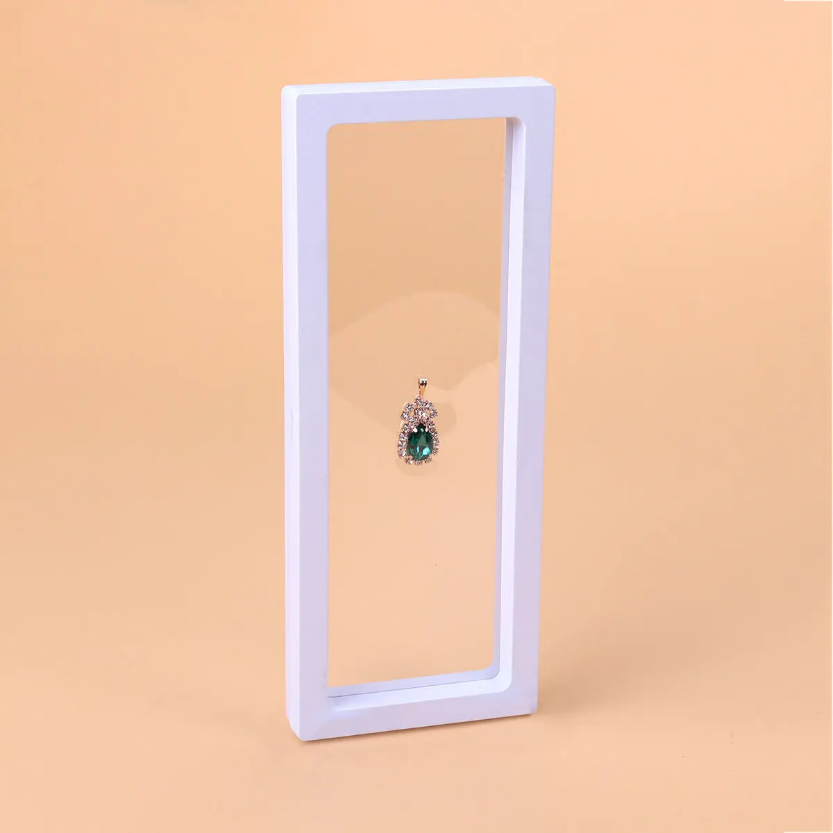 

Clear Plastic 3D Box for Jewelry Medallions Challenge Coins Poker Chips Teeth Memorabilia Table Desk Window