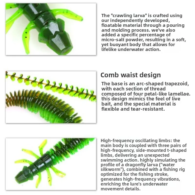 Nymph Soft Fishing Lure 6
