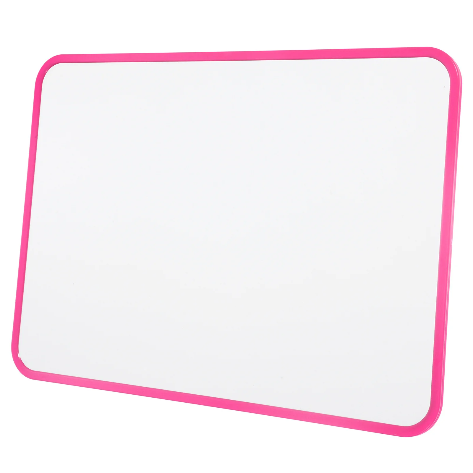 

Small Eraser Board Whiteboard Erasable Writing with Magnetic Surface Portable Pink ABS