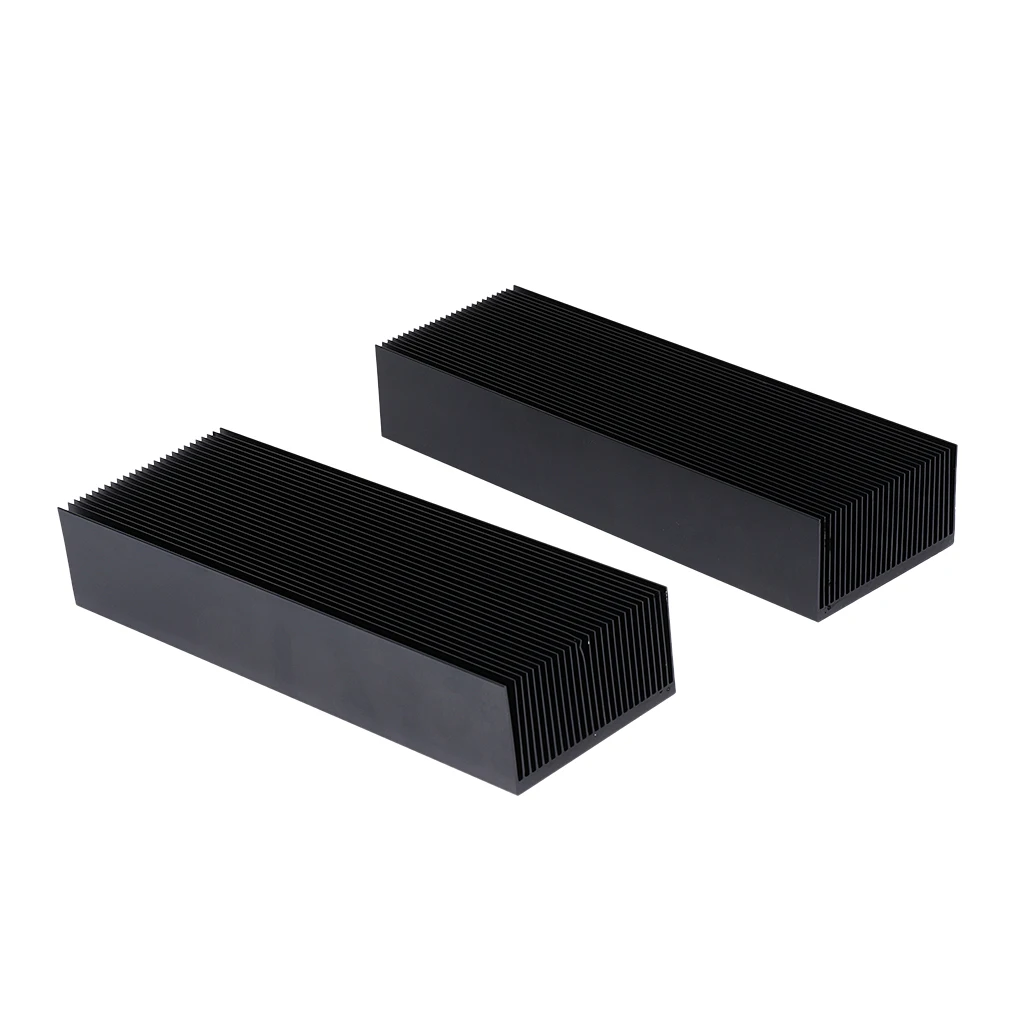 반도체 69x37x200MM용 알루미늄 방열판 방열판 모듈 쿨러 2개