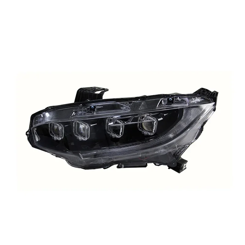 

Автомобильные светодиодные фары в сборе для HONDA Civic 2016-2021, авто противотуманные фары DRL, стоп-сигнал поворота, лампа Plug and Play