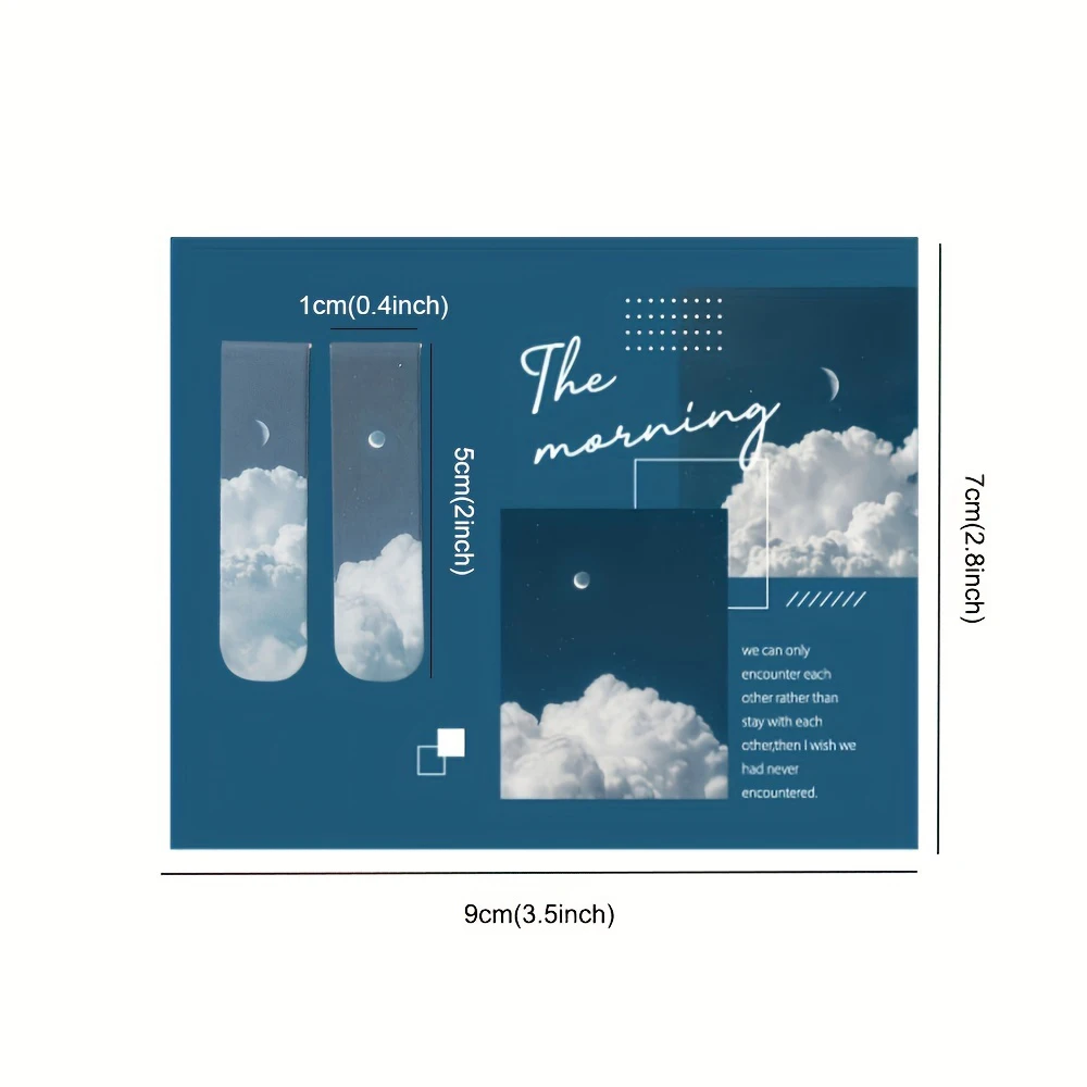 2 قطعة الإشارات المرجعية المغناطيسية تحت عنوان المناظر الطبيعية علامات الصفحة المغناطيسية مشبك الصفحة المغناطيسي للطلاب المعلمين علامات الكتاب الممتعة للقراءة