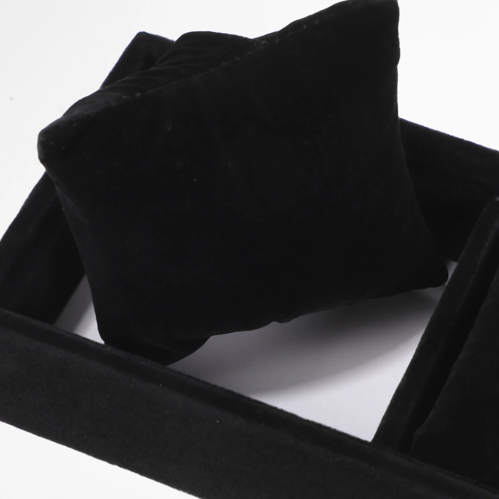 

Watch Display Box 1 Layer Black Flannel Storage Tray Bracelet Organizer Jewelry Stand Anti Scratch Holder Decorative Watch