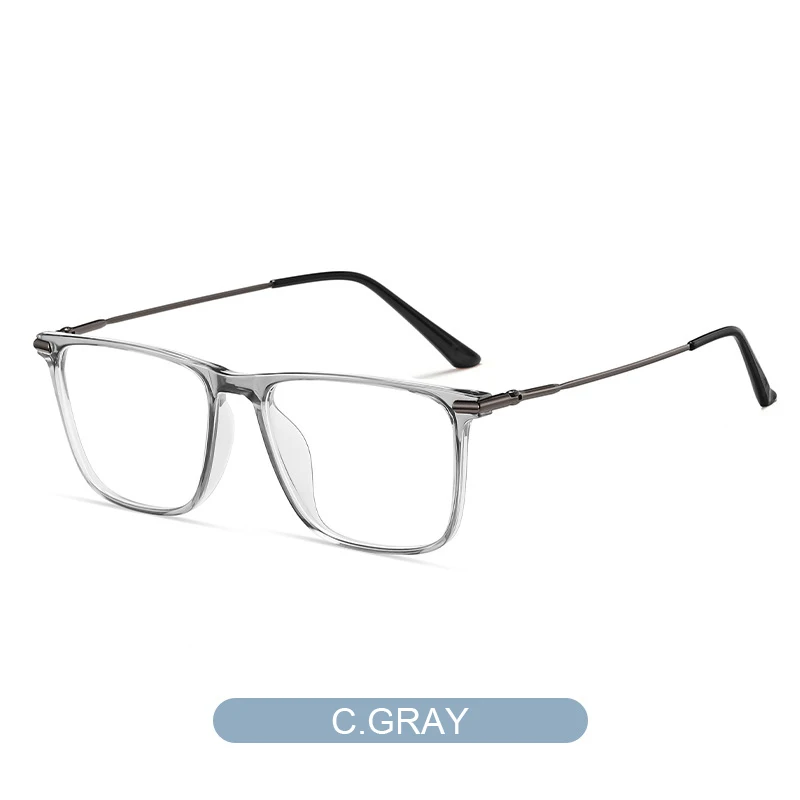 VICKY Titan klassische Herren-Lesebrille mit quadratischem Rahmen, Anti-Blaulicht-Lesebrille, Myopie, kann individuell angepasst werden, Brillen 007 4